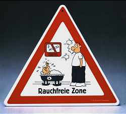 Funschild: Rauchfreie Zone