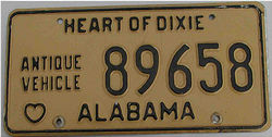 Alabama Heart of Dixie