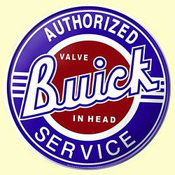 Blechschild: Buick Service