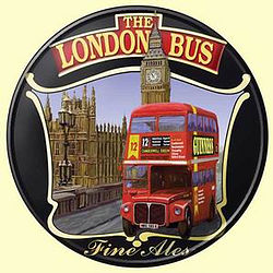 Blechschild: The London Bus